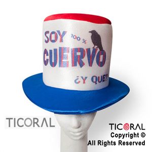 SOMBRERO GALERA BAJA SOY 100 % CUERVO x 1